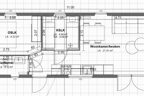 05-03-2026-platte grond showroommodel Zeerog 11 x 4 mtr