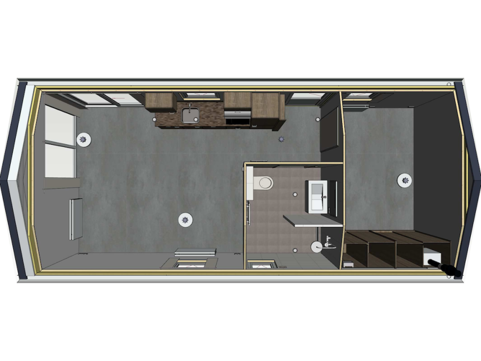 Plattegrond zorgwoning 1